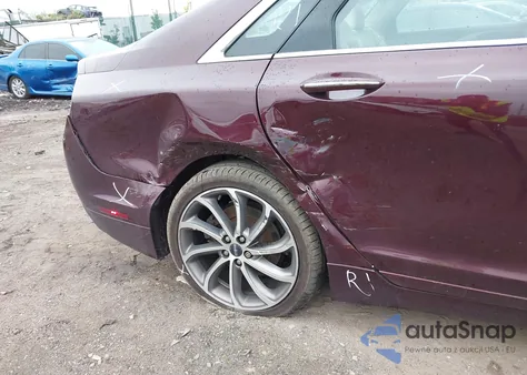 2018 Lincoln Mkz Select z USA, uszkodzony, nr VIN 3LN6L5D94JR626977